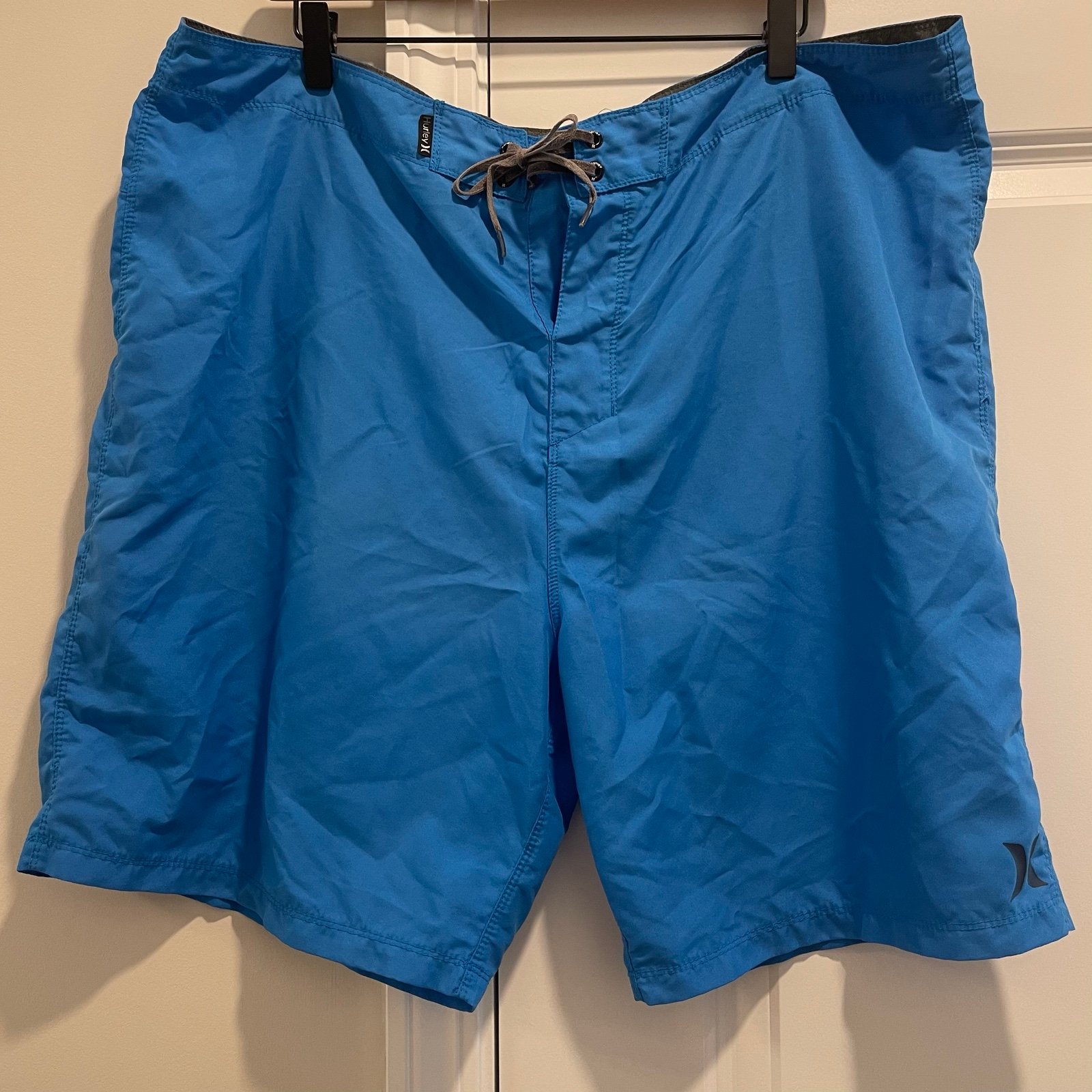 Hurley Bright Blue P30 One and Only Stretch 20 Boardshort Swim Short Size 40