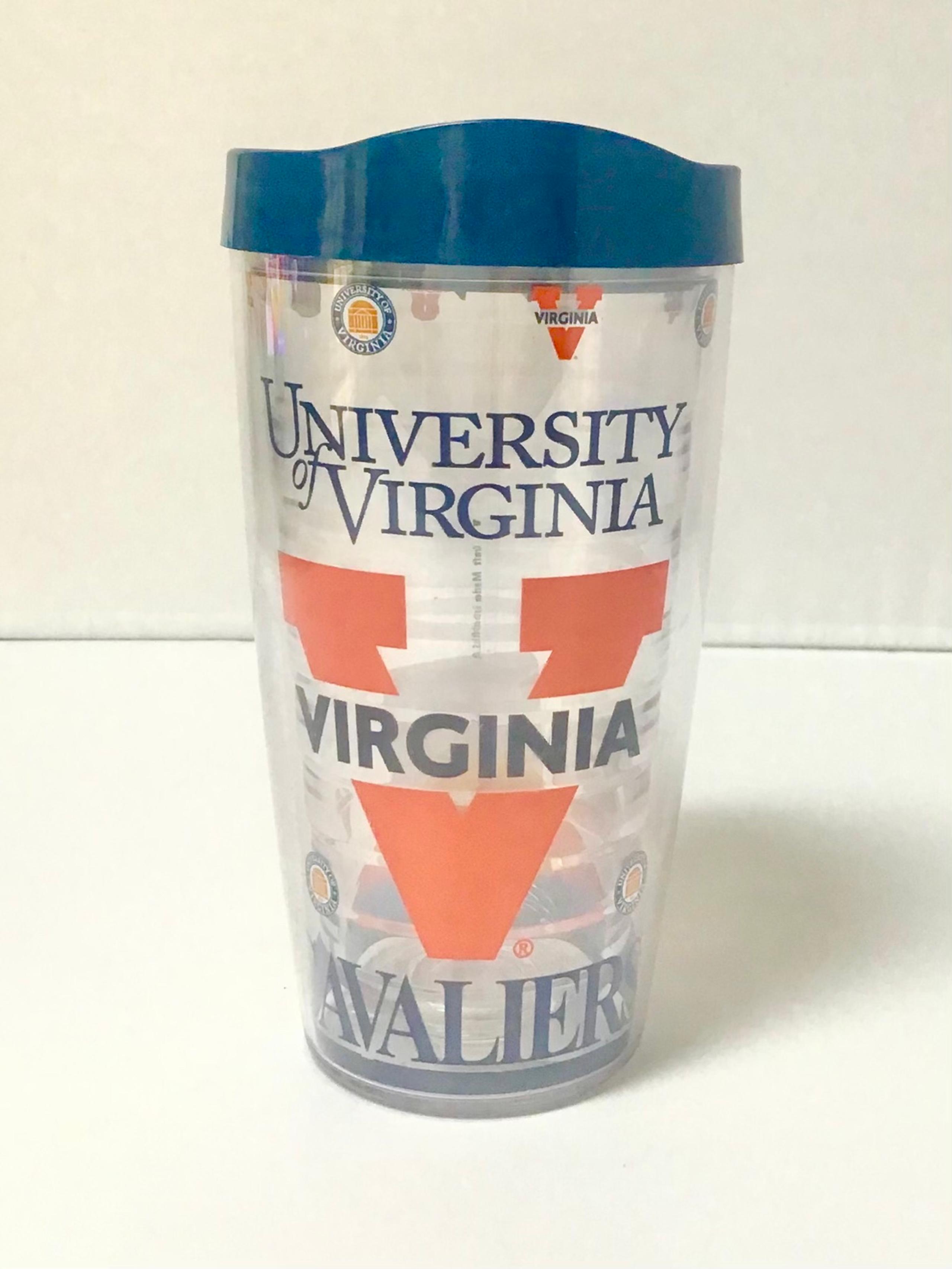 Insulated Tumbler 16 Oz With Navy Lid - UVA University of Virginia Cavaliers New