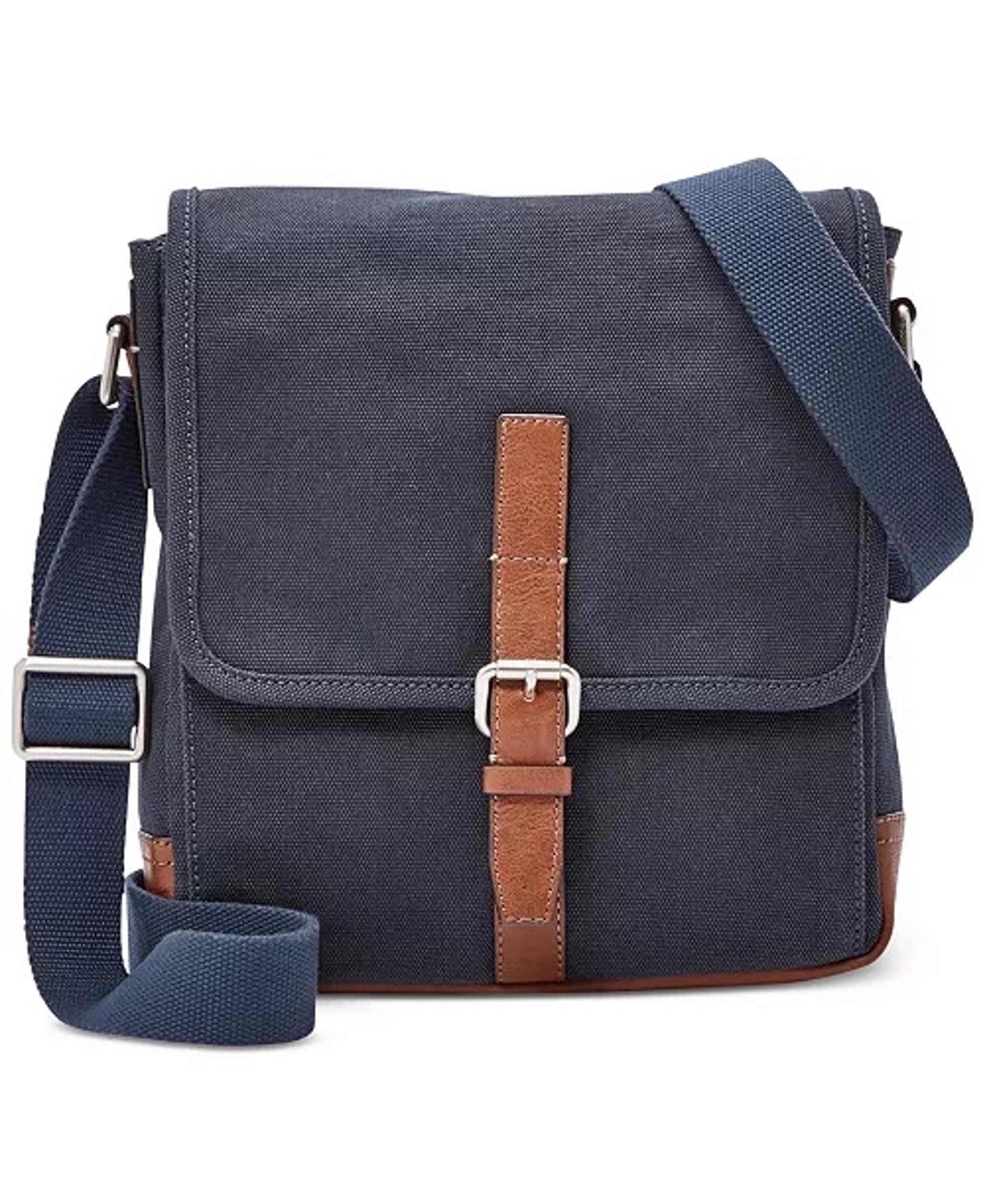 Fossil Davis Canvas Small Messenger Bag