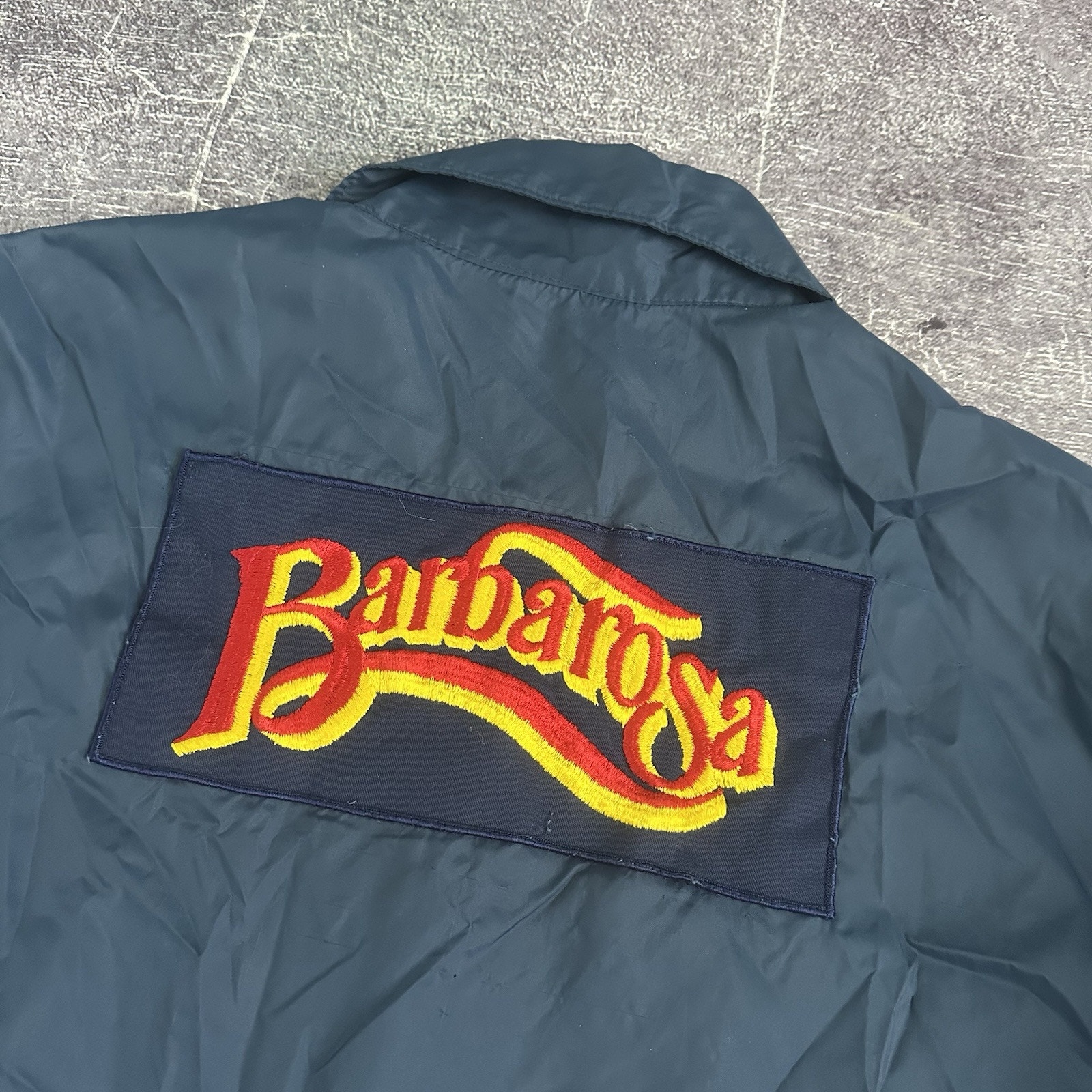 Men's Vintage 80's Barbarosa Willie Nelson Movie Promo Cast & Crew Jacket Sz L