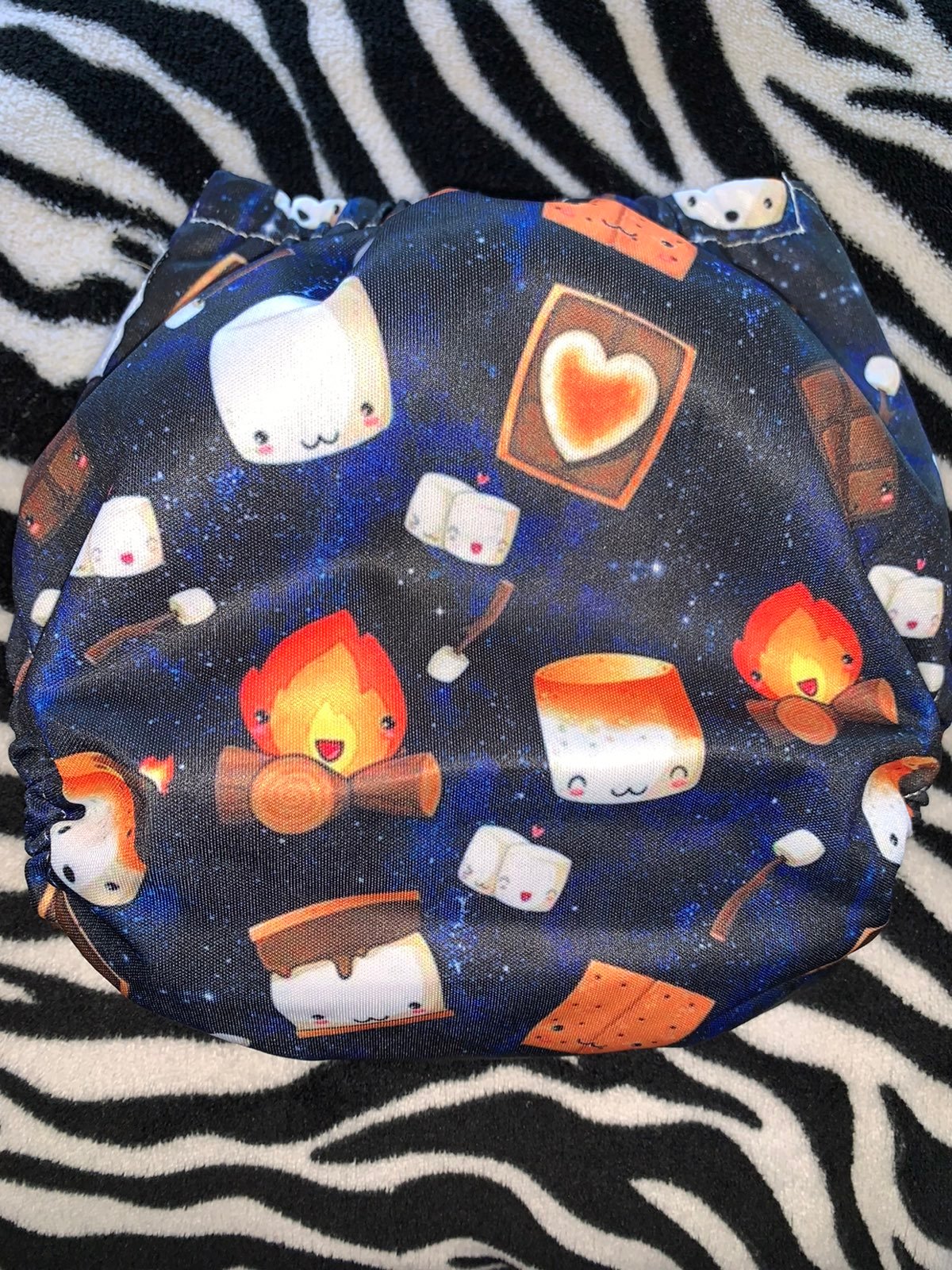 Camping Smores exclusive cloth diaper