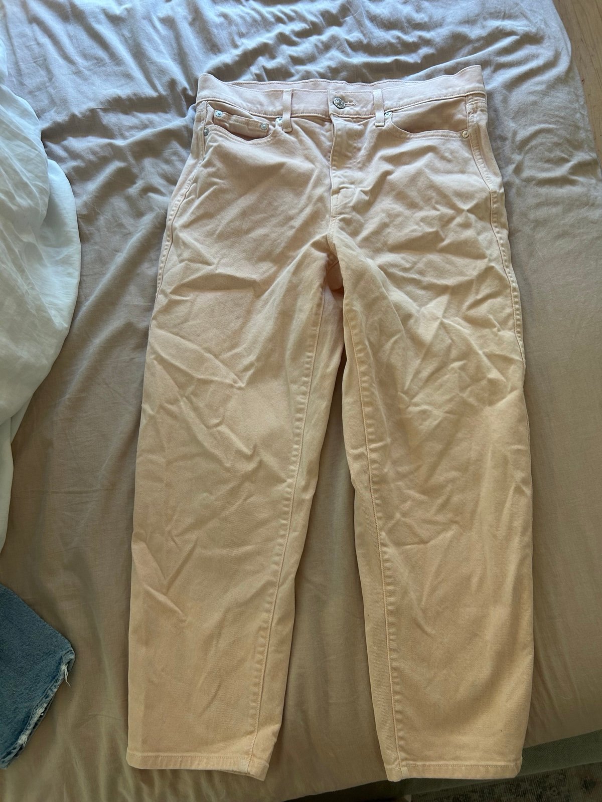 AYR All Year Round Women's Barrel Jeans Sz 28 Pink The Beat Drop Tapered 31x25