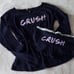 VS CRUSH Navy Lilac Shirt & Shortie Shorts Matching Set Small