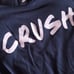 VS CRUSH Navy Lilac Shirt & Shortie Shorts Matching Set Small
