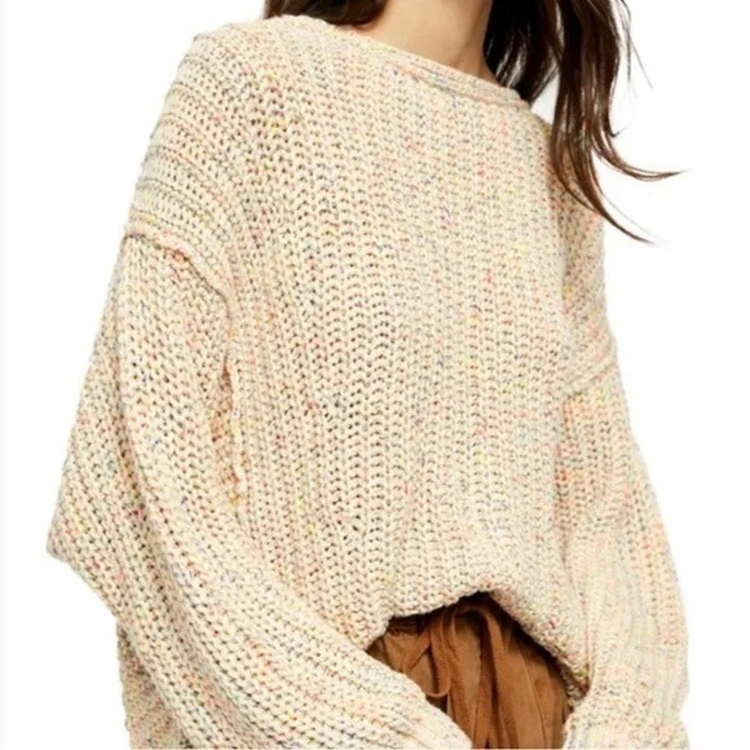 Free People Neon Like guys Sweater In Medium Size