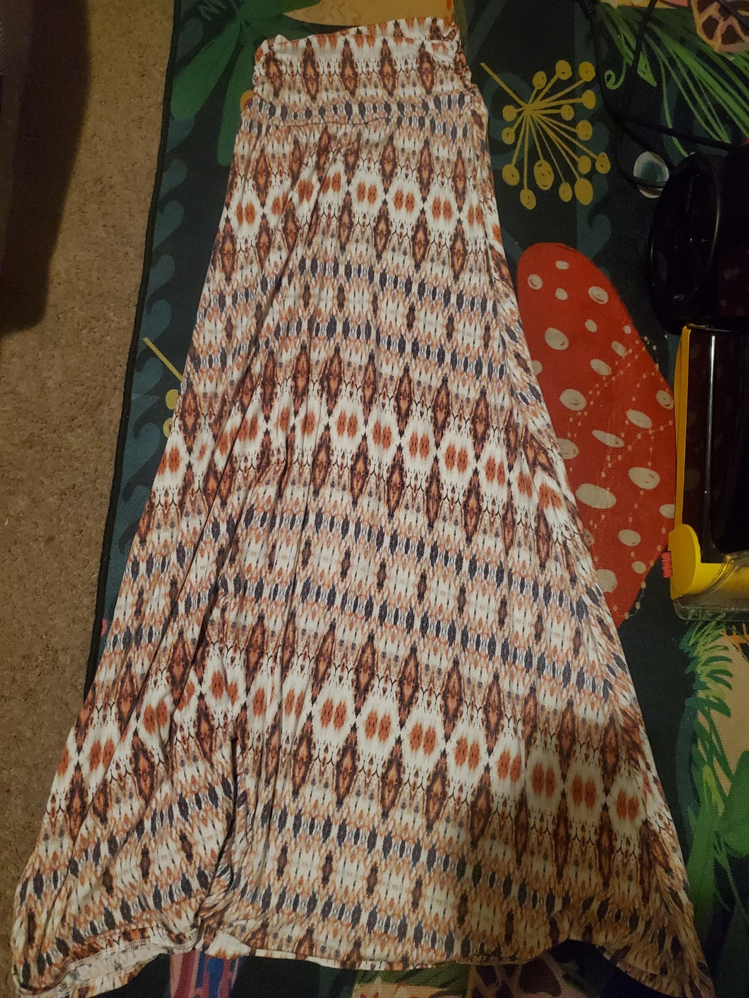 Tribal print Maxi skirt - Small