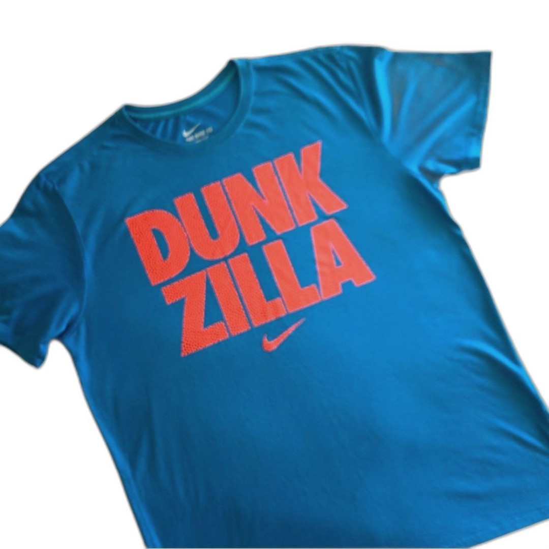 Nike Dunk Zilla Blue Short Sleeve Tshirt Size Large Mercari