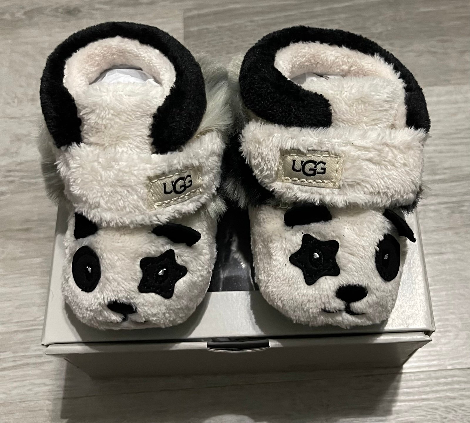 Ugg Bixbee Panda Stuffie (Infant/Toddler) Shoes size 2/3 New