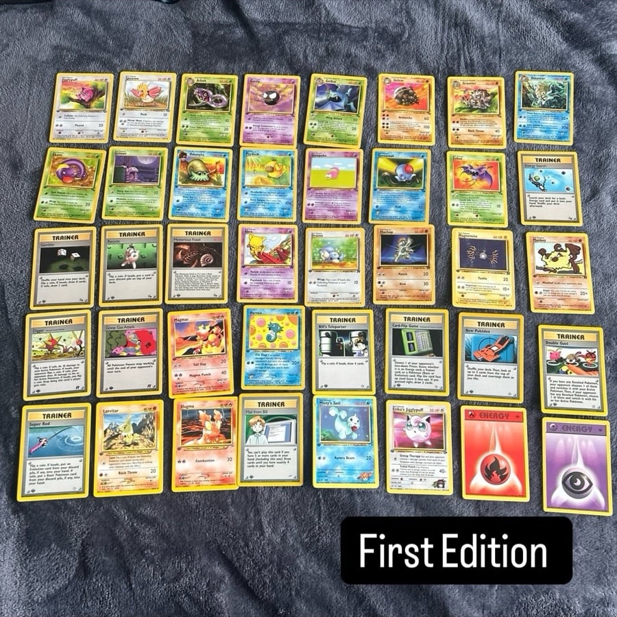 First Edition Pokemon Cards