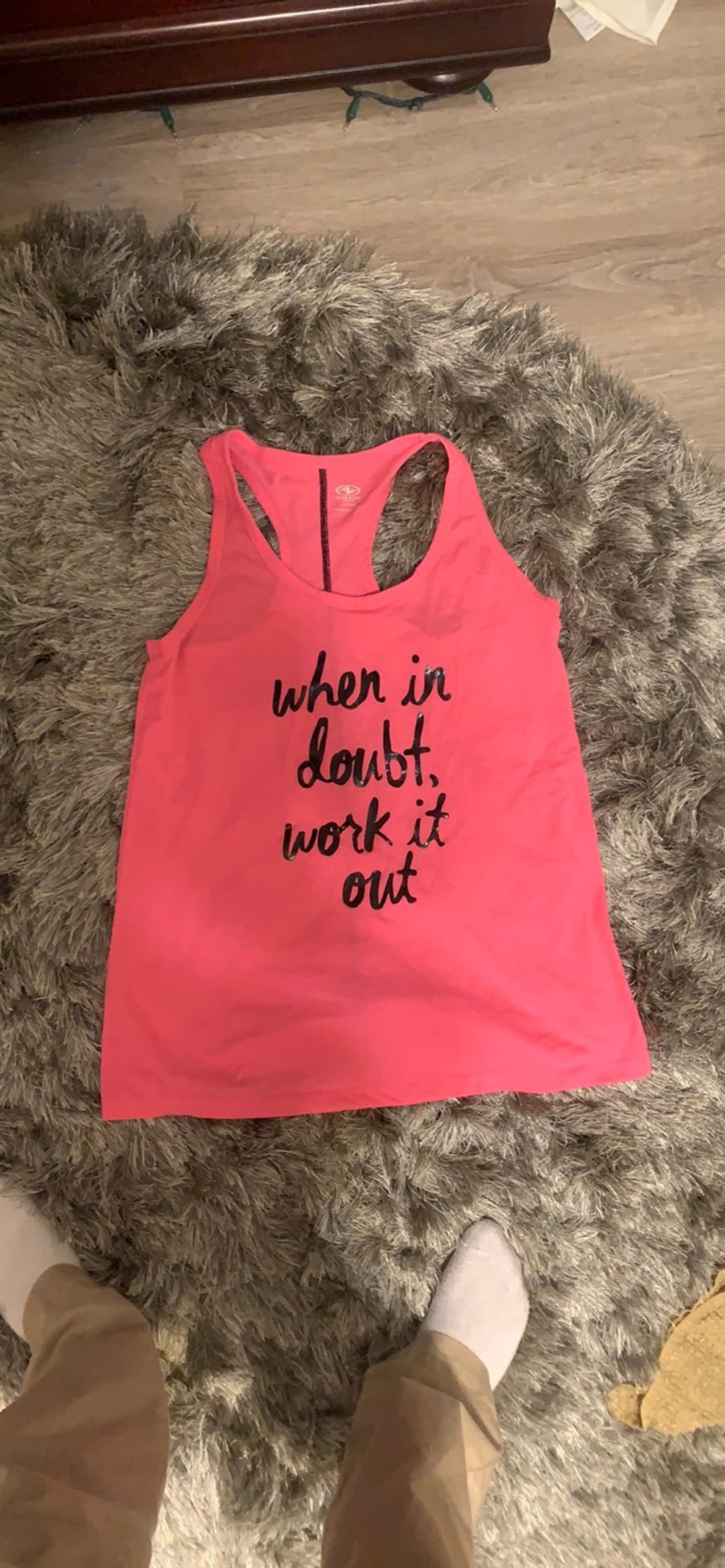 Athletic Works pink tank top
