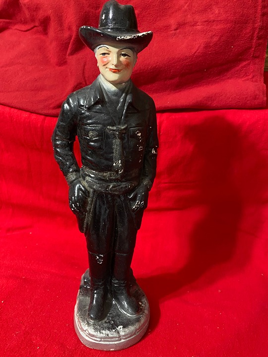 Vintage Rare 1951 Chalk Carnival Hopalong Cassidy Statue