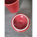 Fiesta Scarlet Jam Jar With Lid Small Mini Canister Red Fiestaware