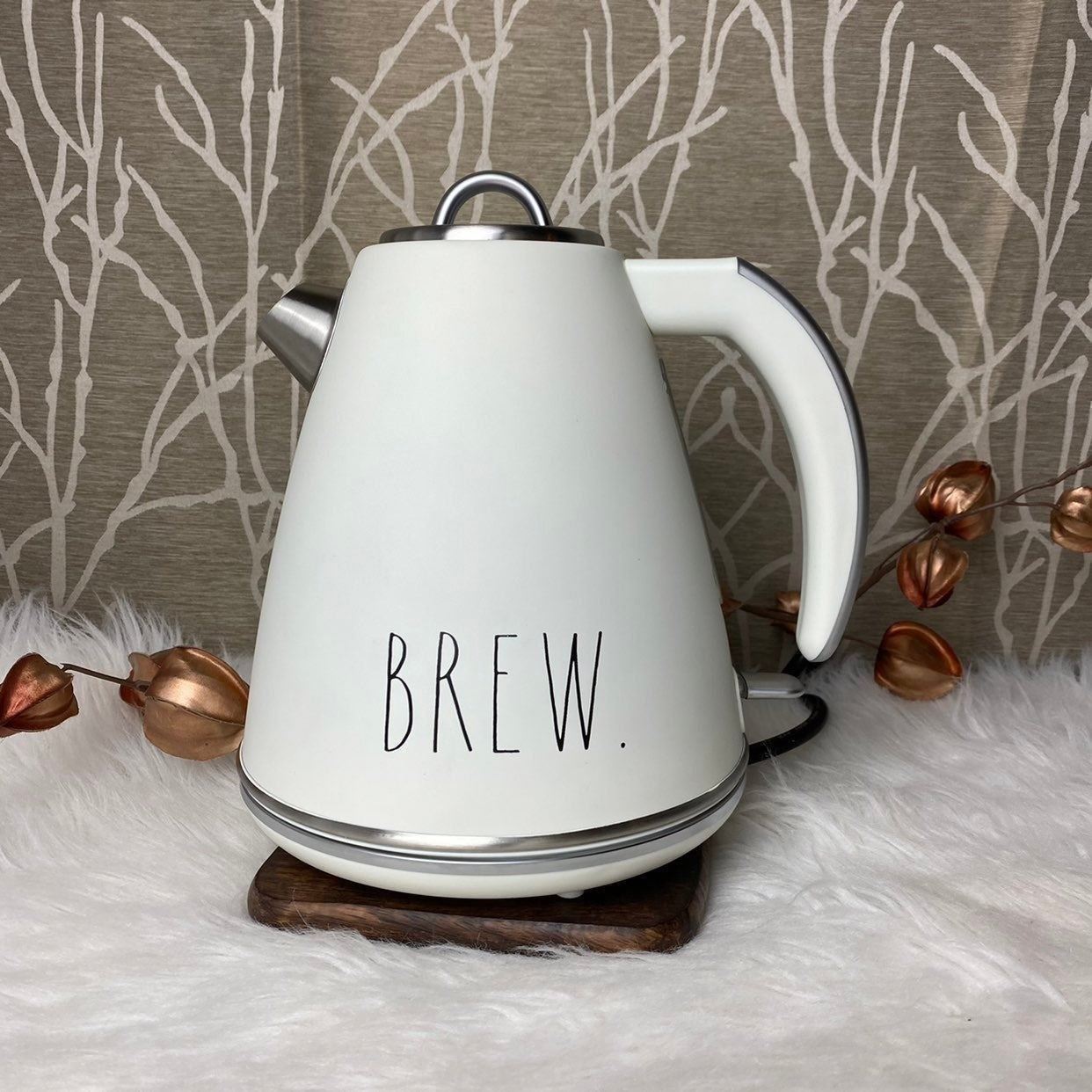 rae dunn kitchen water tea kettle new htf rd home