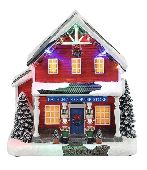 Kathleen's Corner Store from Carole Towne Christmas Village - NEW