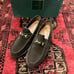 Almost new GUCCI suede leather horsebit leather loafers.