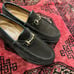 Almost new GUCCI suede leather horsebit leather loafers.