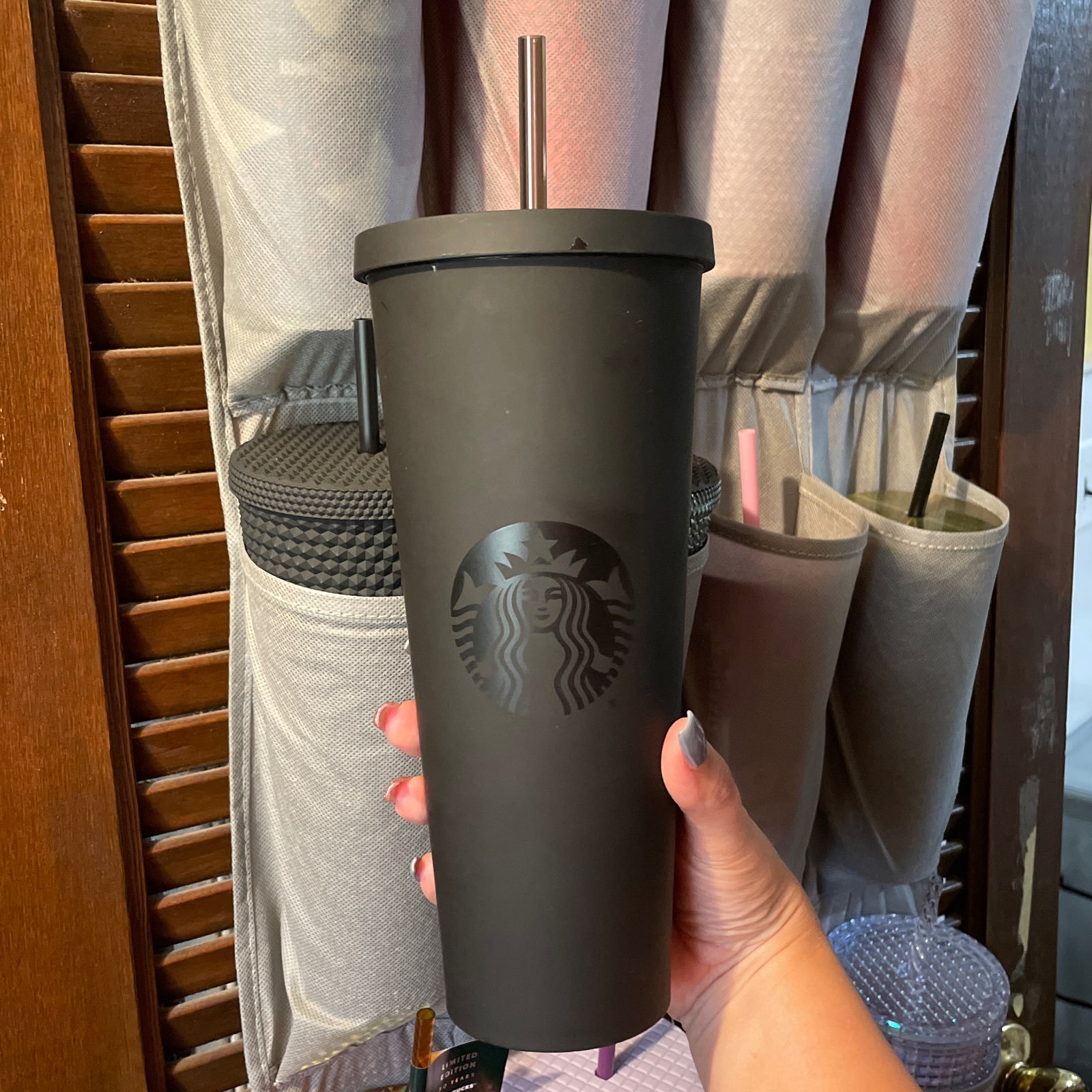 Starbucks Soft Touch Black Matte Tumbler