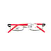 Technolite Flex Kids Eyeglasses Frames TLF 1008 BK/RD Black Red 48-17-130