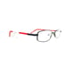 Technolite Flex Kids Eyeglasses Frames TLF 1008 BK/RD Black Red 48-17-130