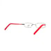 Technolite Flex Kids Eyeglasses Frames TLF 1008 BK/RD Black Red 48-17-130