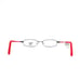 Technolite Flex Kids Eyeglasses Frames TLF 1008 BK/RD Black Red 48-17-130