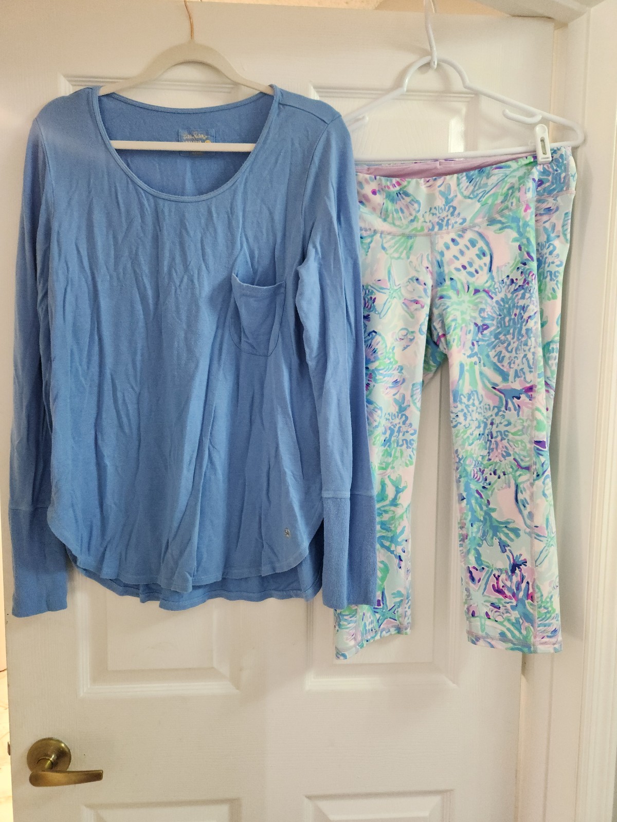 Lilly Pulitzer Large Luxletic Legging Set with Athletic Top
