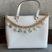 New！1PC Sea Animals Bag Chain Extender with Lobster Clasps For Handbag - Blue