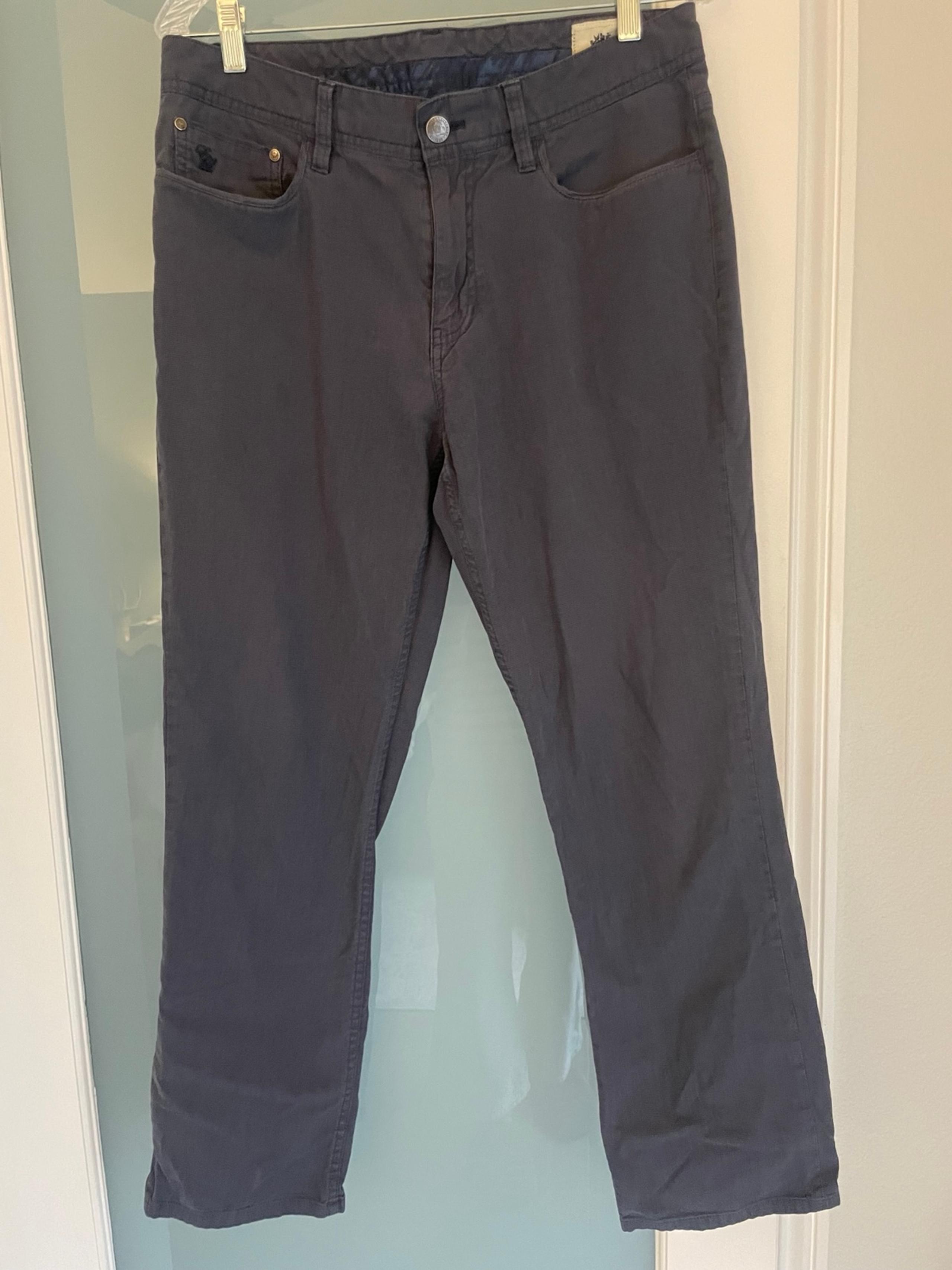 English Laundry blue grey Mens Walker Pants Style 1119710 Sz 32x30