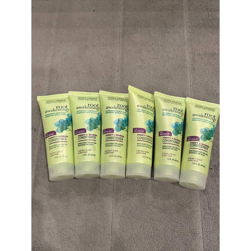 (6) John Frieda Collection Root Awakening Purify Nourish Conditioner 1.5 Fl Oz