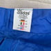 Vintage Adidas Track Pants Men Large (32x32) Blue Nylon 3 Stripes Ankle Zip 80s