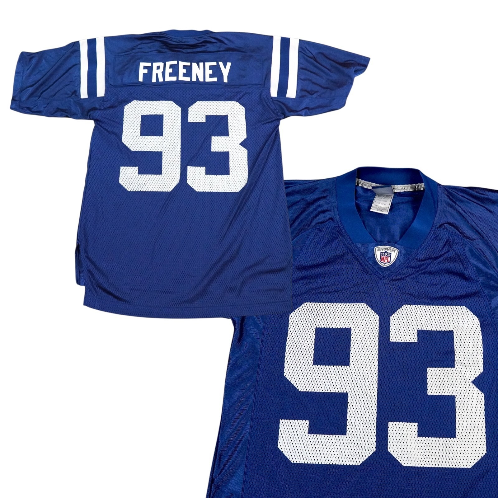 Indianapolis Colts Dwight Freeney Jersey Men Small Blue #93 Reebok On Field VTG