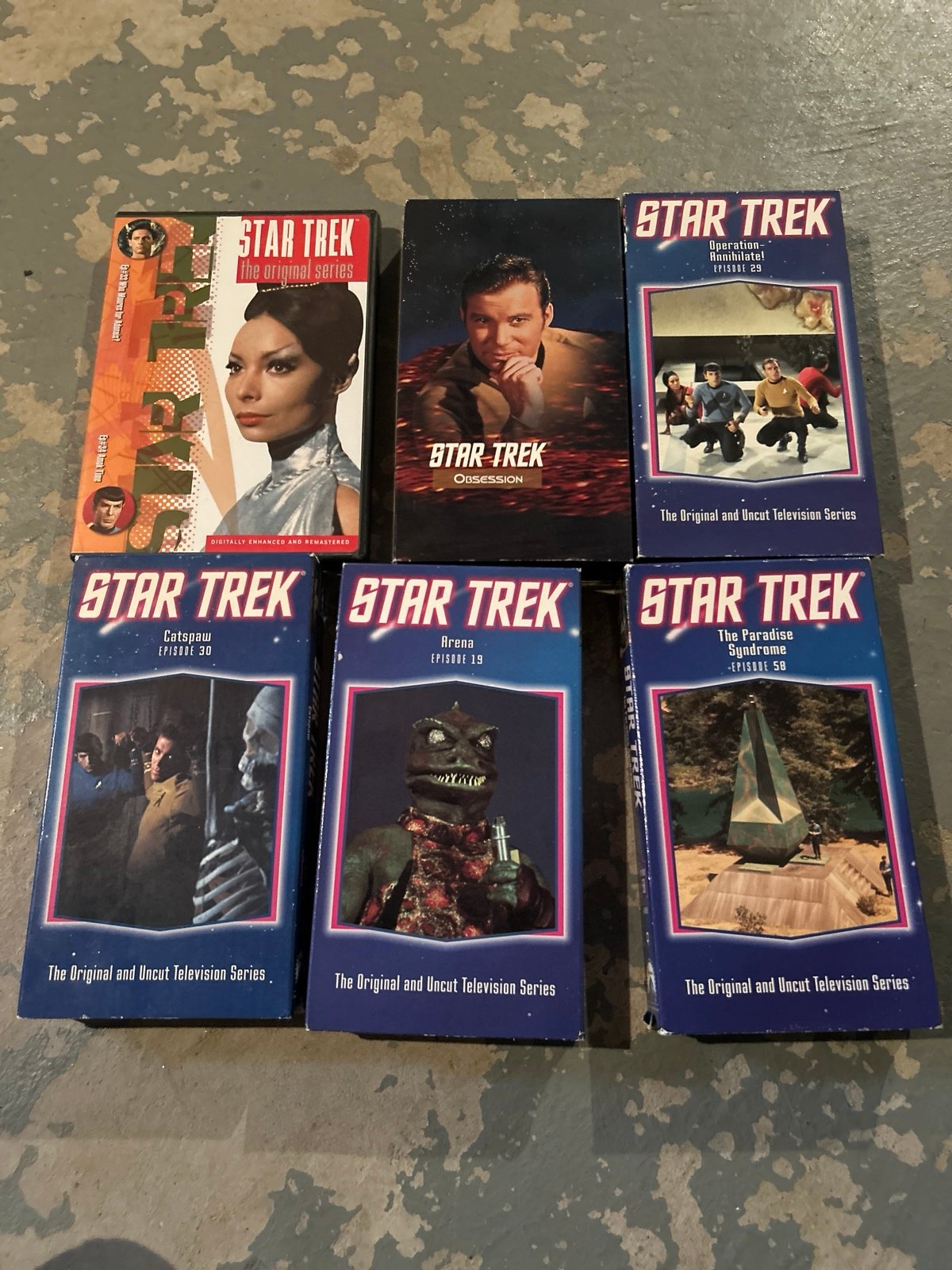 Star Trek VHS + CD Bundle
