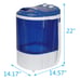 Portable Compact Mini laundry Washing Machine Washer&Spinner Drain Pump Hose