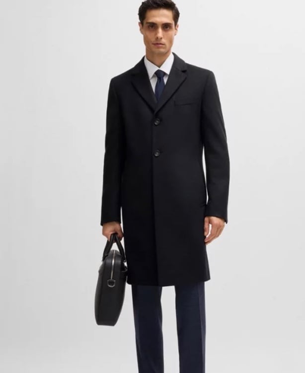 Wool cashmere coat