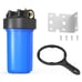 MEWMORE WHB10 10 x4.5 Whole House Water Filter Housing Well & City Water 1 NPT