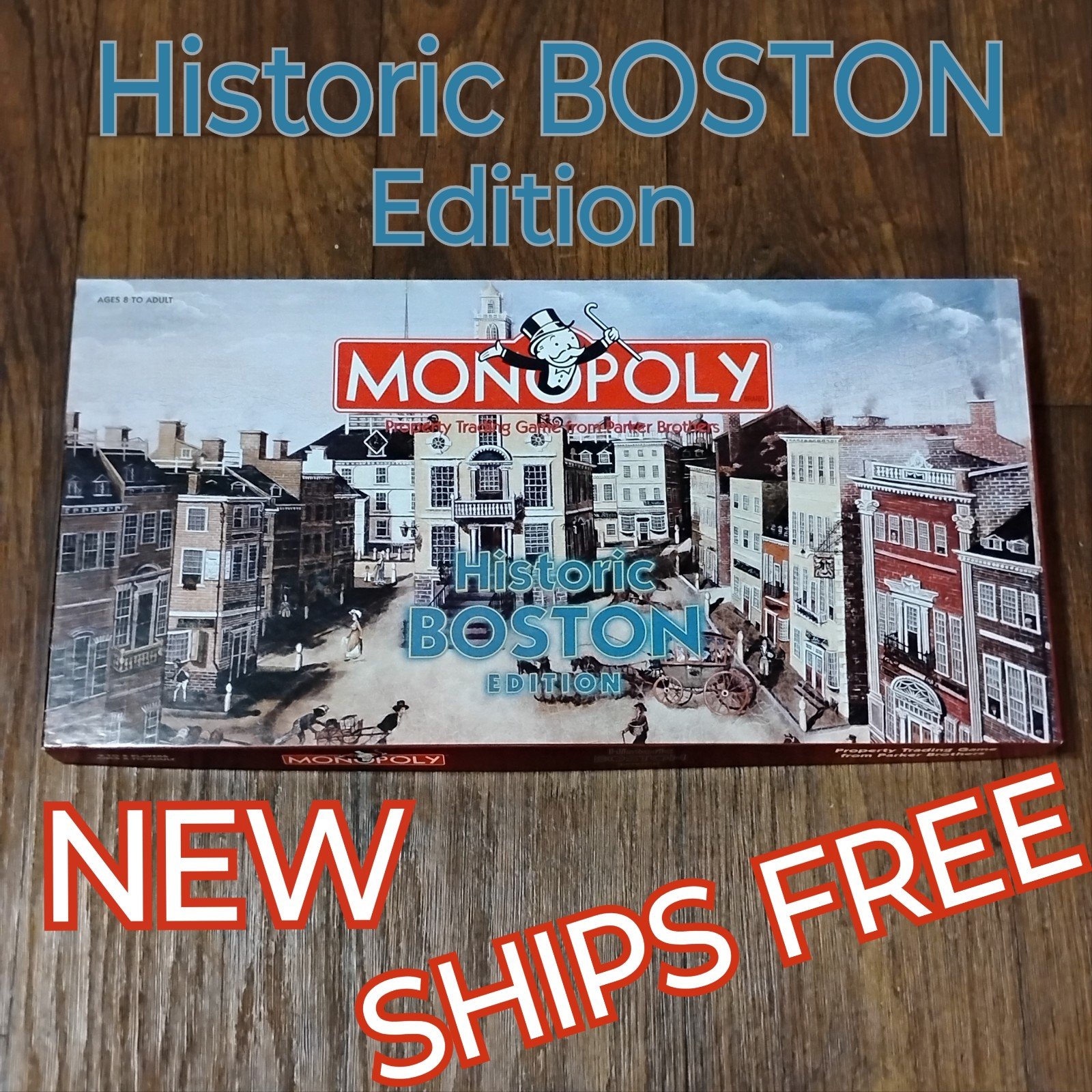 NEW Monopoly Historic Boston SEALED