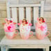3 Cupid pink Valentine’s Day Faux whip Decor mugs