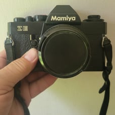 Mamiya ZE-2 Quartz 35mm SLR Film Camera with Sekor E 50/1:2 Lens + EXTRA LENS