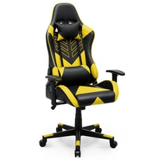 Yellow PC Gaming Racing Chair Ergonomic High Back Office Computer Executive Seat