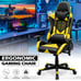 Yellow PC Gaming Racing Chair Ergonomic High Back Office Computer Executive Seat