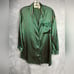 Vintage Victoria's Secret Gold Label 90's Pajama Green Red Striped Satin Size XL