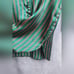 Vintage Victoria's Secret Gold Label 90's Pajama Green Red Striped Satin Size XL