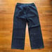 Wide Leg Baggy Y2K Pants Elastic Waist Casual Comfy Black Medium