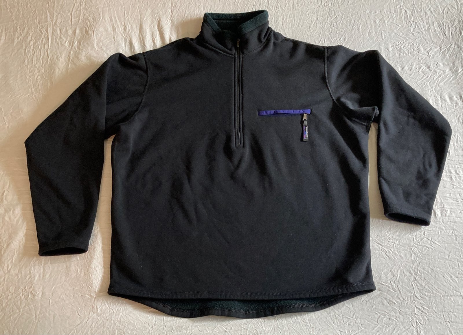 Patagonia Mens XL Brushed Flleece Zip-T Pullover