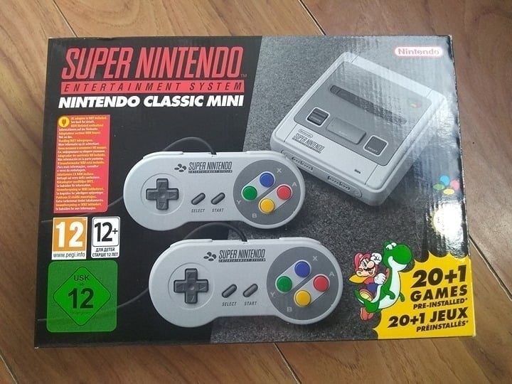 Authentic Super Nintendo SNES Mini Game Console EU Plays in USA 3500+ Games!