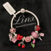 Linx Snake Chain Bracelet with Pink and Red Themed Charms