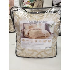 Jla Home Bowery 14-Pc. King Comforter Set Gold