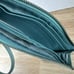 Coach Audrey OP Art Swirl Zippy Wallet Wristlet 45531 Blue Teal Green Silver