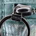 Coach Audrey OP Art Swirl Zippy Wallet Wristlet 45531 Blue Teal Green Silver