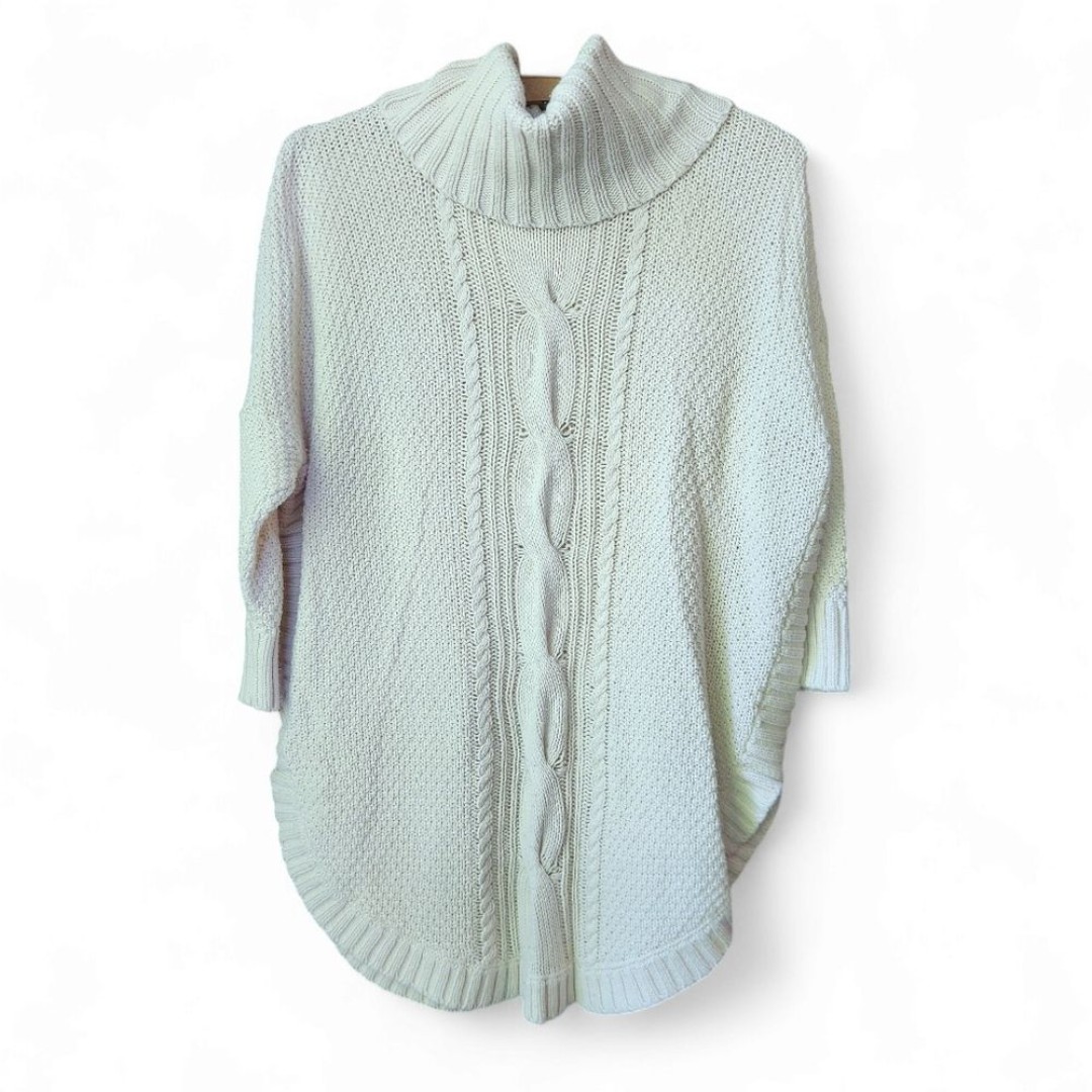 Express cable knit sweater M cotton blend fall cozy winter comfy